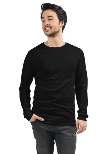 Long Sleeve Tee in Black